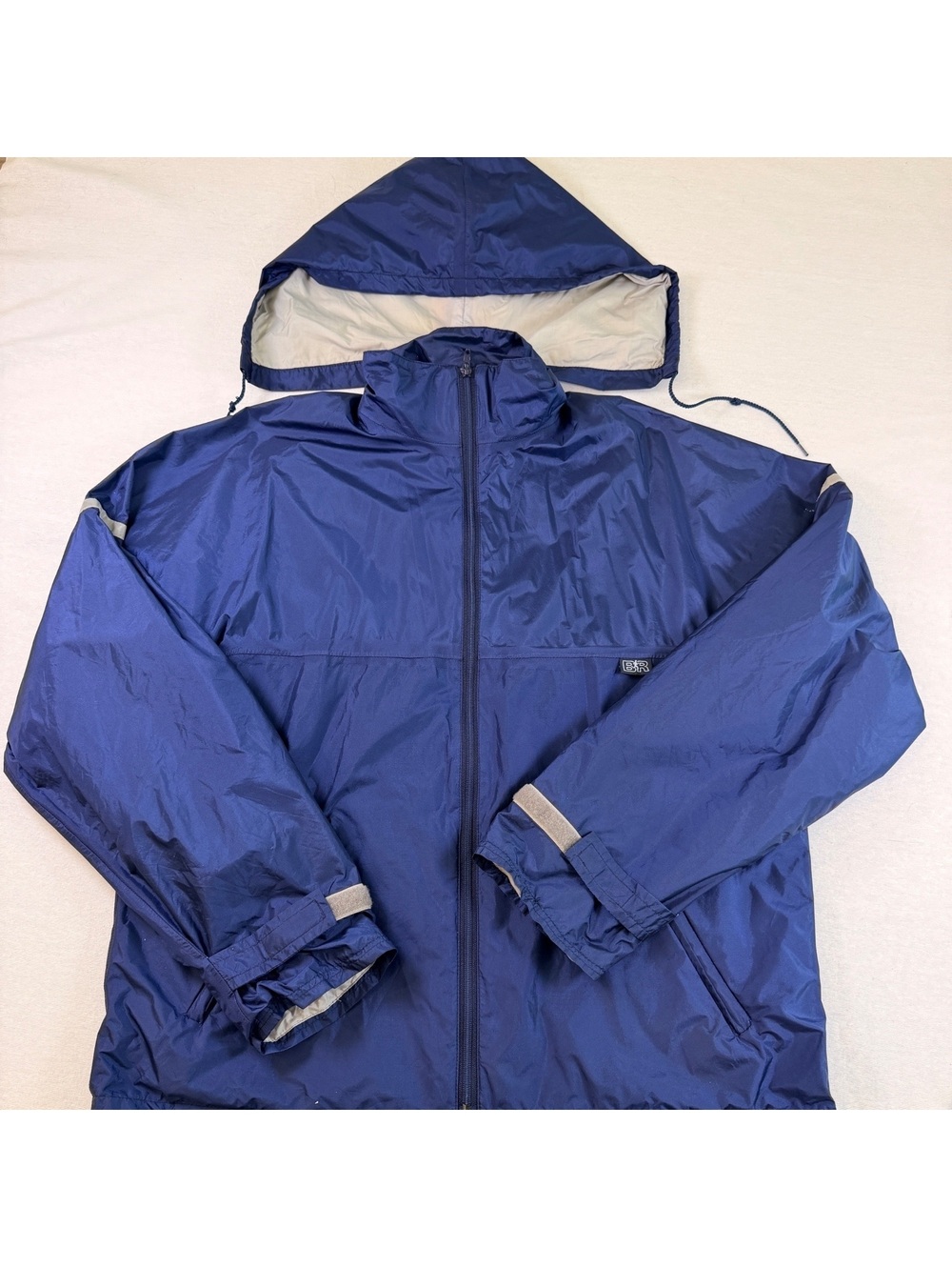 Vintage ProQuip Gore-Tex Waterproof Golf Rain Jacket Blue L